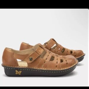 ALEGRIA Pesca Cognac Fisherman Sandals  EU Size 42 US Women's Size 11.5-12